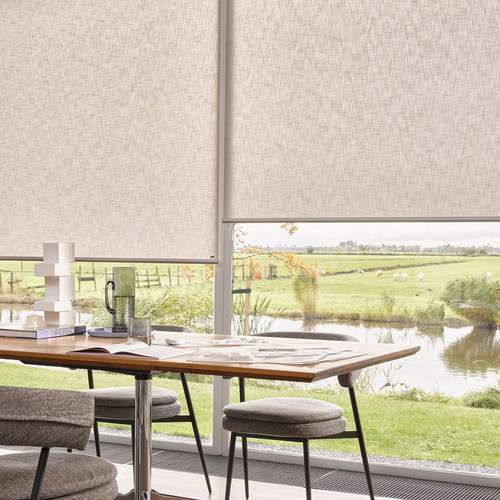 stores enrouleurs beige sur mesure